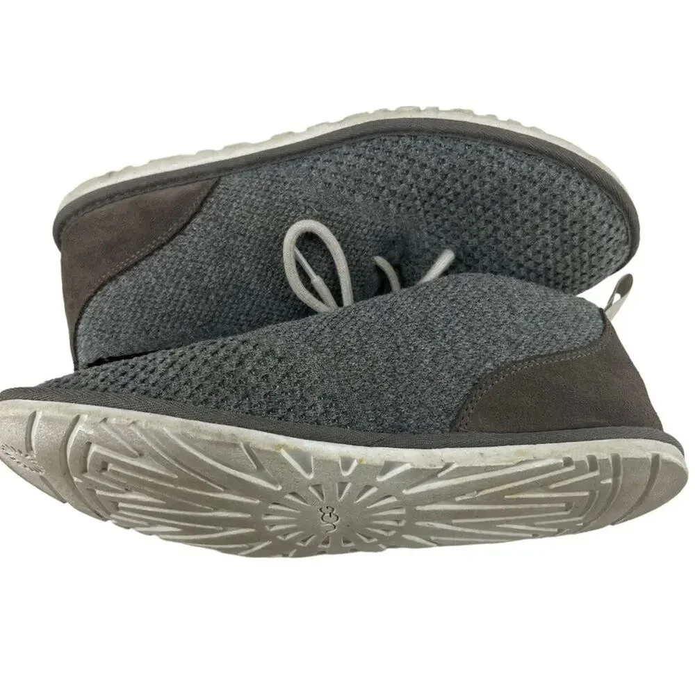 Ugg Maksim Hyperweave Wool 1018465 'Dark Charcoal' Men's Chukka Boot Shoes 8